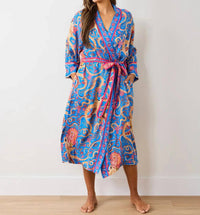 Printfresh - Octopus Isle Satin Robe
