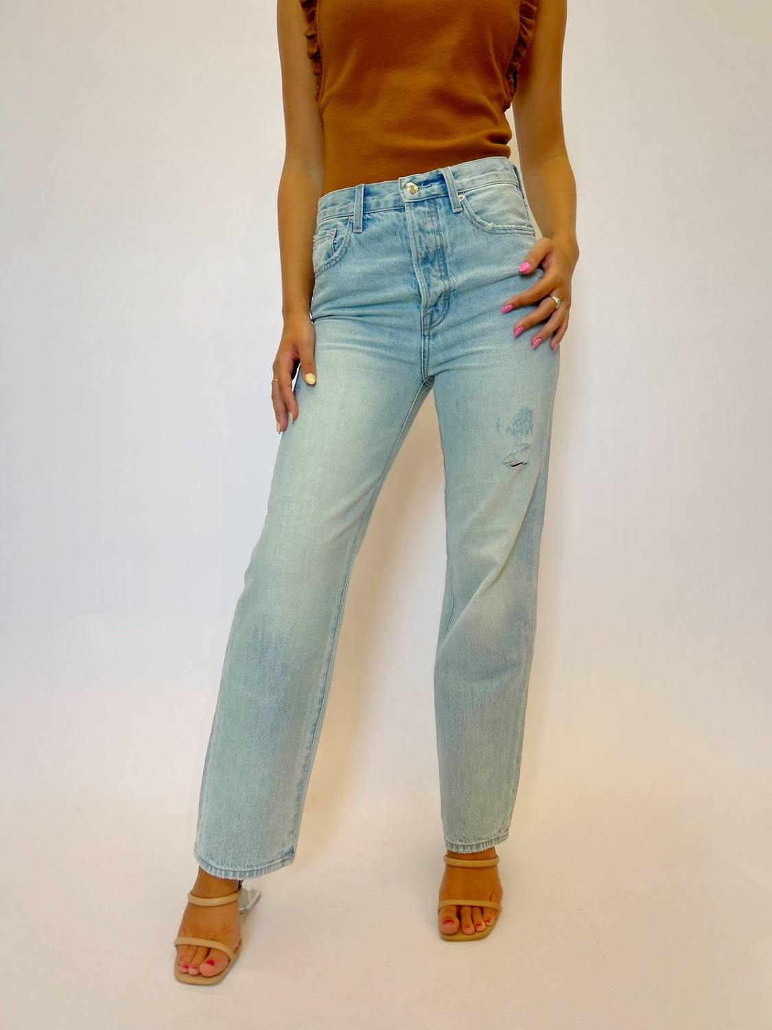 Pistola - Cassie High Rise Straight Jean