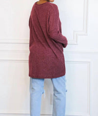 Zenana - Comfy Every Day Ribbed Oversized Lightweight Sweater