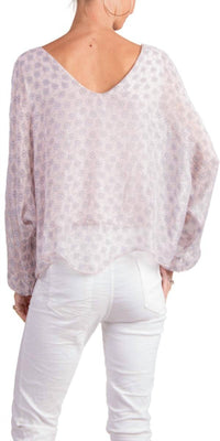 Gigi Moda - Daisy Print Isabetta V-neck Top