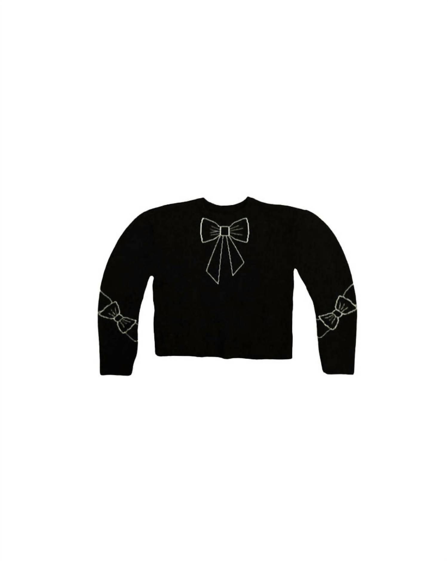 Batsheva - Bow Jacquard Sweater