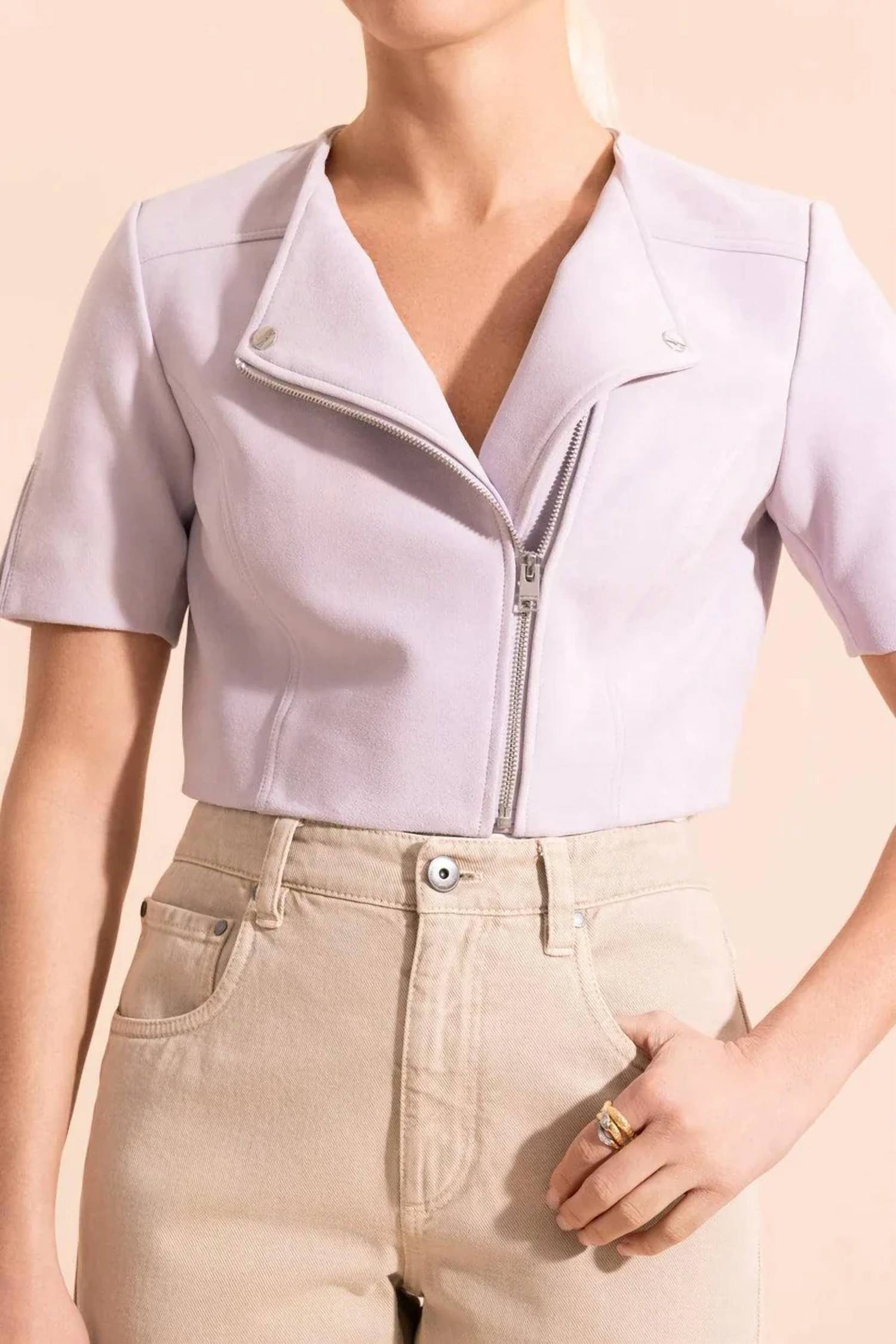 Lamarque - Kirsi Cropped Biker Jacket
