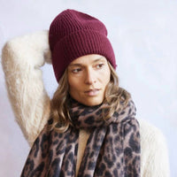 Hat Attack Epic Beanie in burgundy - women's hat