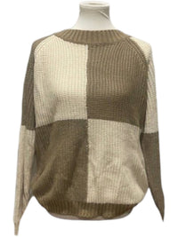 Sage The Label - Women's Checkboard Sweater