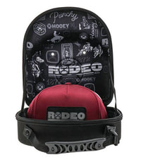 HOOEY Large Cap Carrier in black - men's hat - detail view