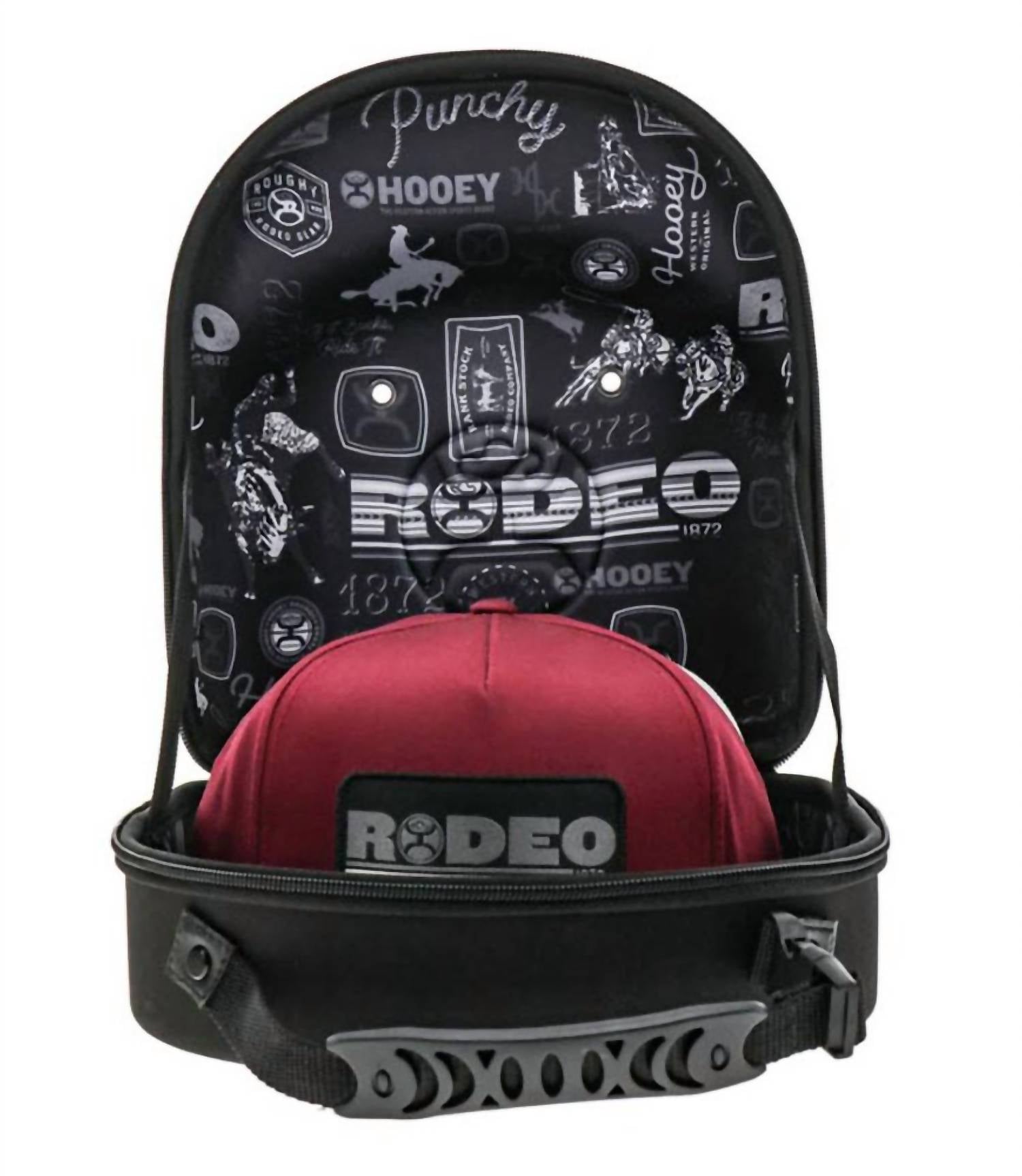 HOOEY Large Cap Carrier in black - men's hat - detail view