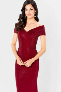 Montage By Mon Cheri - Fit & Flare Gown With Off The Shoulder Sweetheart Neckline