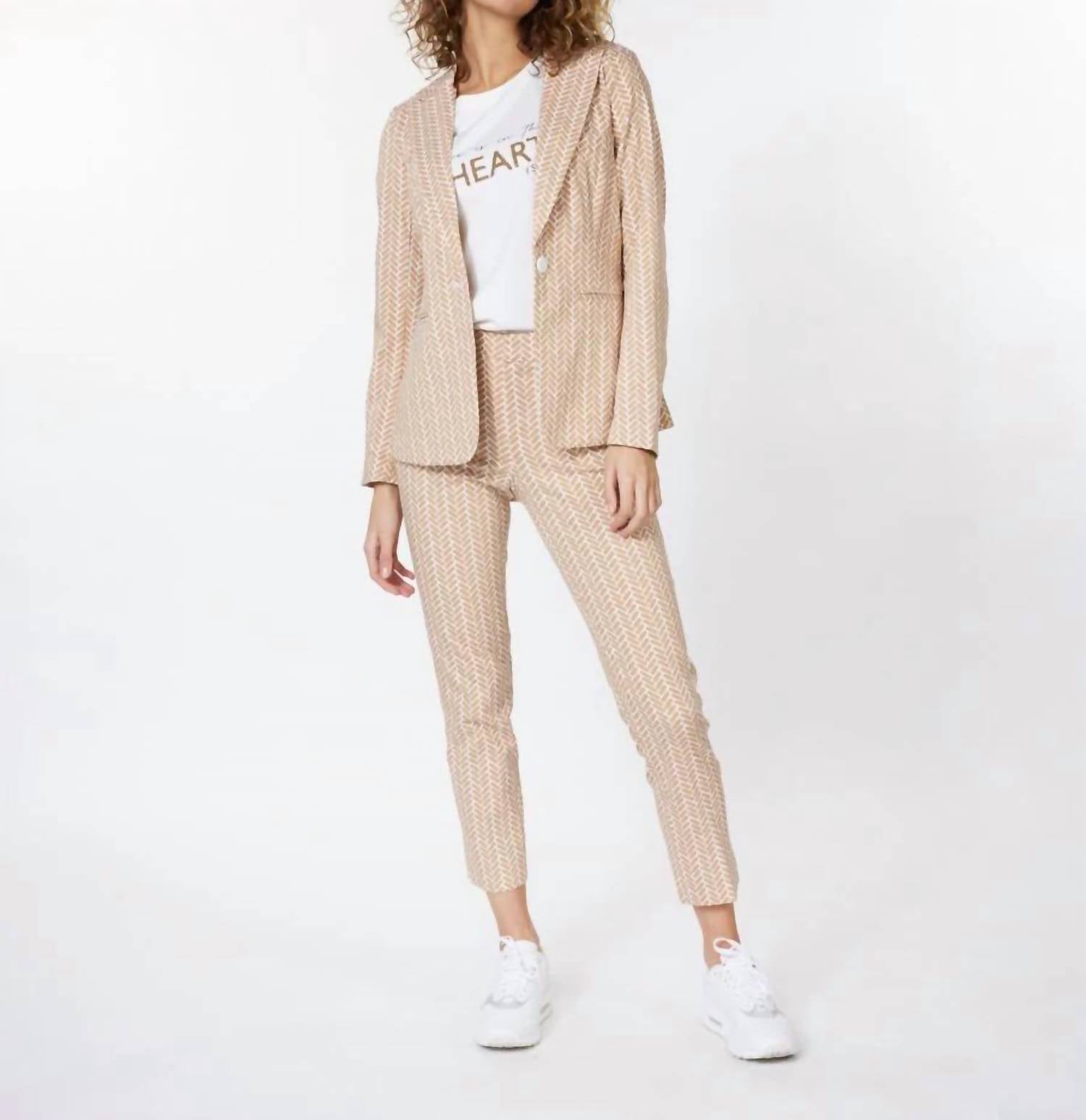 Esqualo - Sienna Stretch Block Blazer