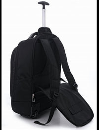 Eco Style Men's Exec Rolling Backpack in black - men's bag - view 4