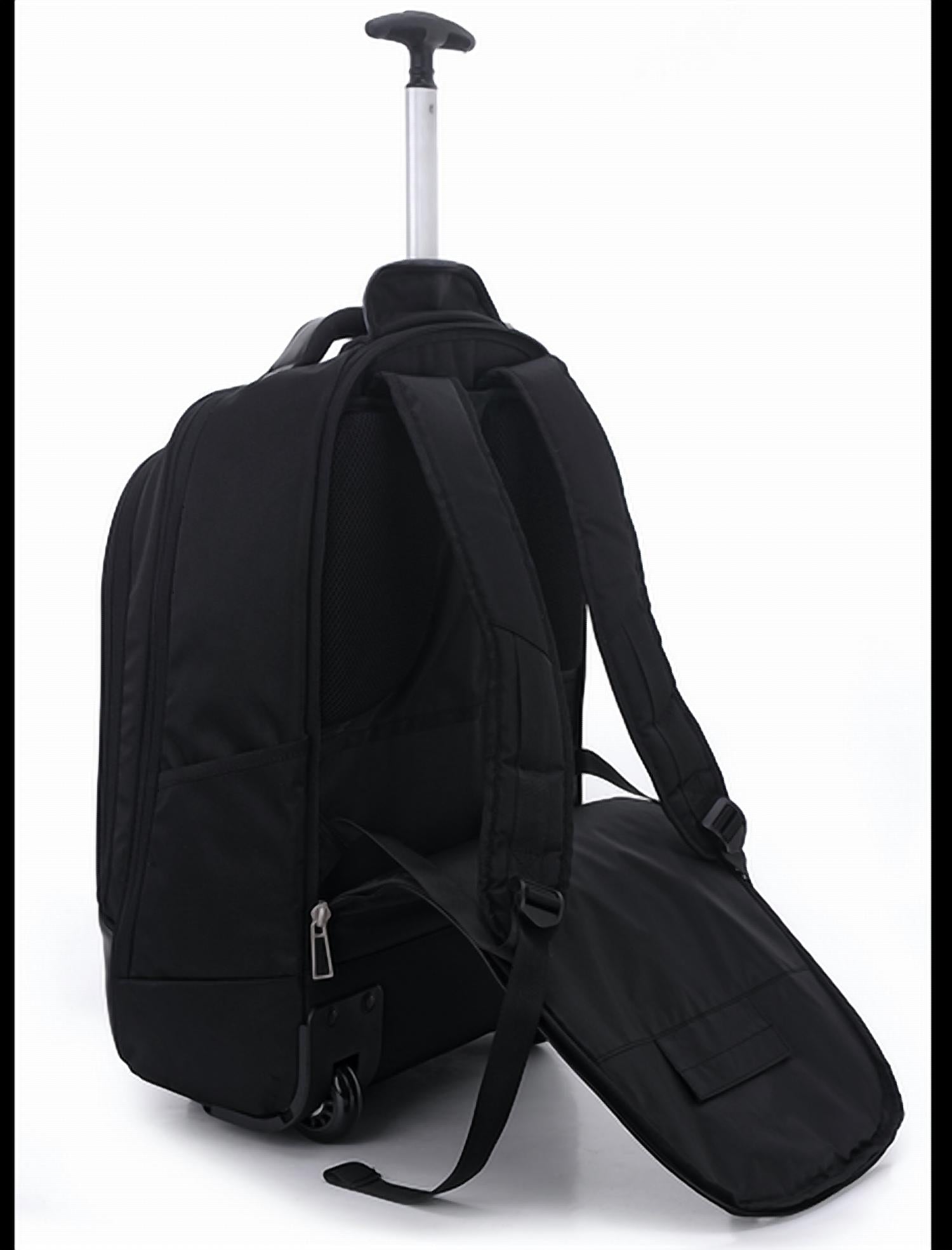 Eco Style Men's Exec Rolling Backpack in black - men's bag - view 4