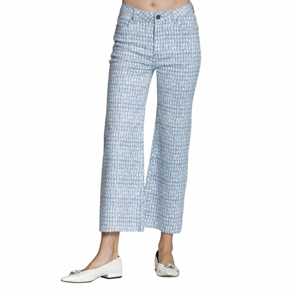 Apny - Women's Wide Leg Crop Jean