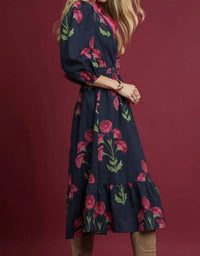 Umgee - Floral Midi Dress