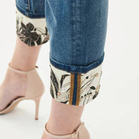 Joseph Ribkoff - Denim Jeans With Embellished Cuff