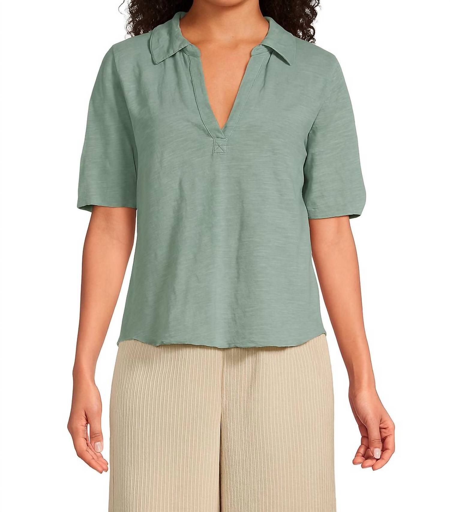 Mododoc - Half Sleeve Easy Polo Tee