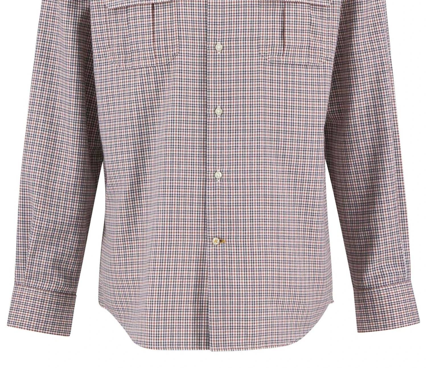 Barbour Fenn Gingham Shirt in fired brick - men's shirt - view 5