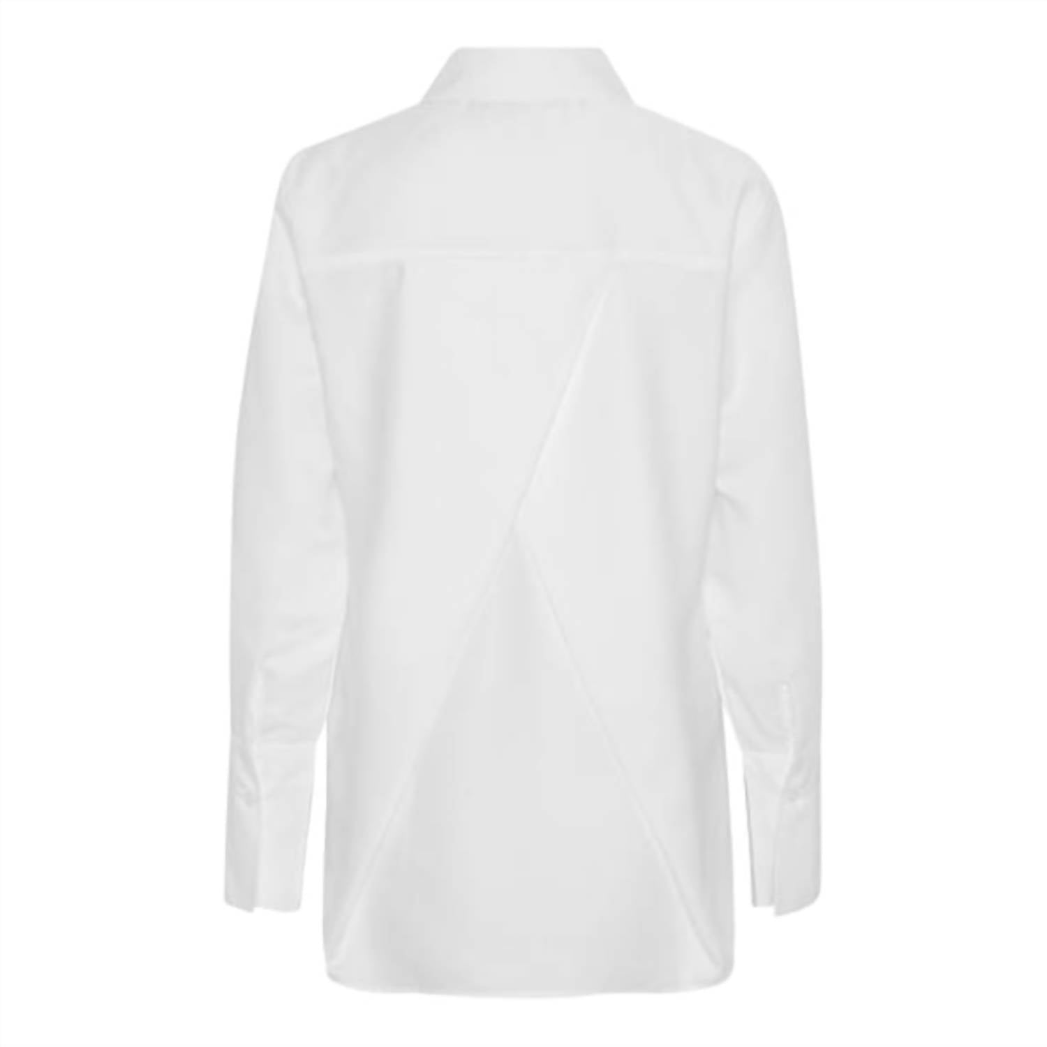 Karmamia Women's Martinez Shirt in white - women's blouse - detail view