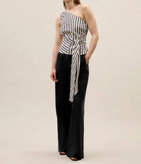 Rebecca Taylor - Isla One Shoulder Poplin Top
