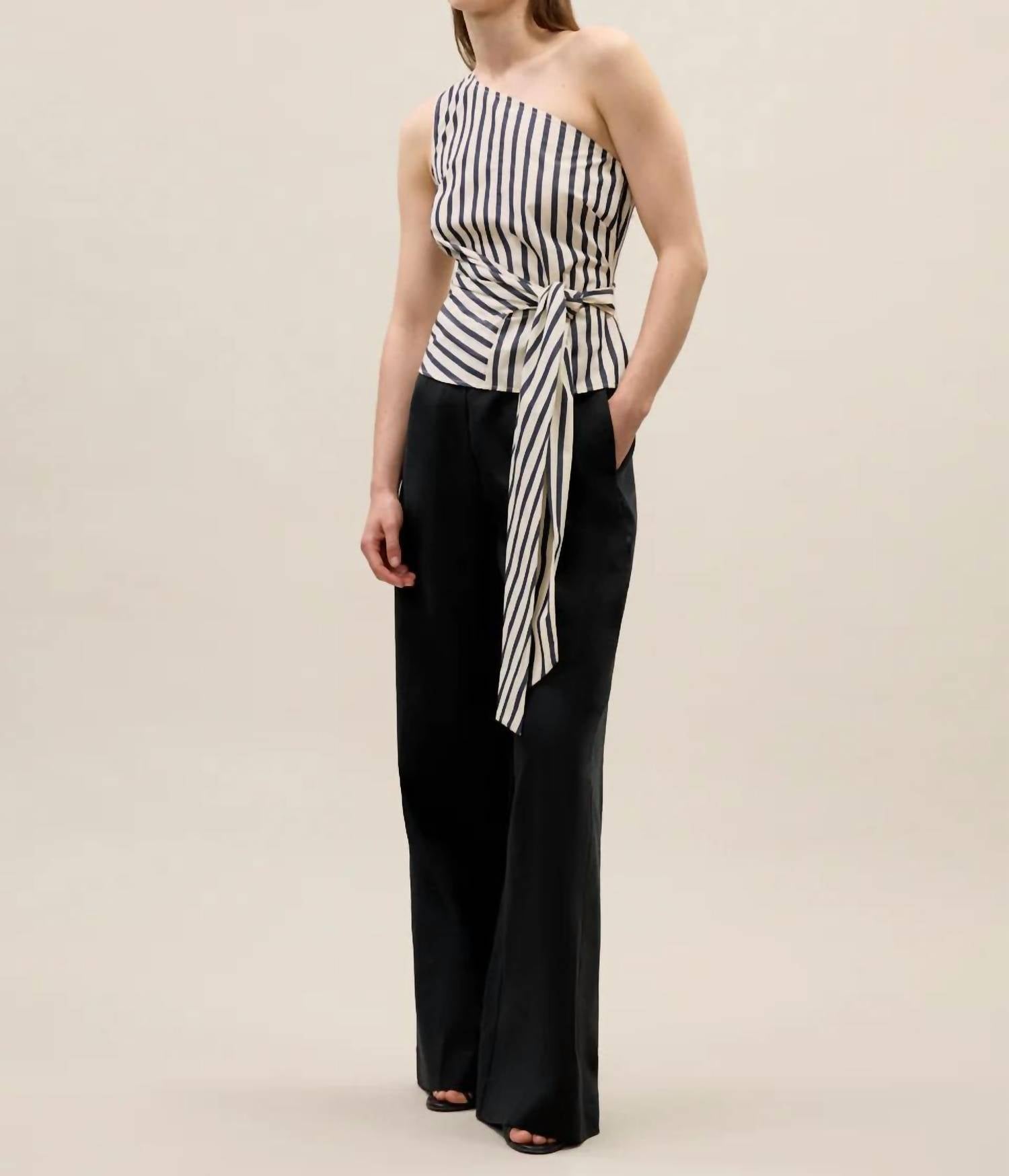 Rebecca Taylor - Isla One Shoulder Poplin Top