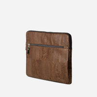Corkor Unisex Laptop Sleeve With Pocket in brown - women's bag - view 4