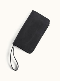 ABLE Women's Alem Snap Wallet in black - women's bag