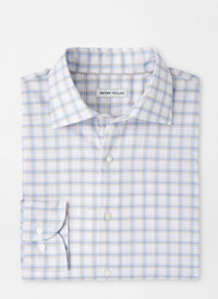 PETER MILLAR Lenox Crown Lite Cotton Stretch Shirt in white - men's shirt - view 4