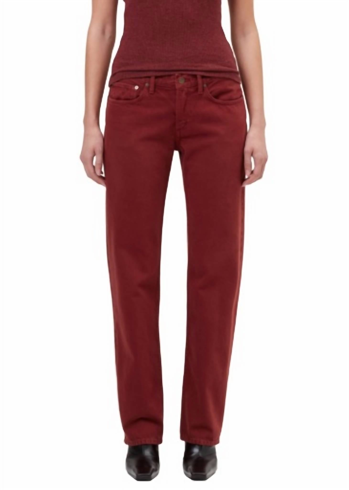 Agolde - Low Rise Slim Jeans