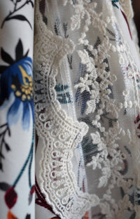 Sun & Moon - Floral Sunburst Lace Kimono