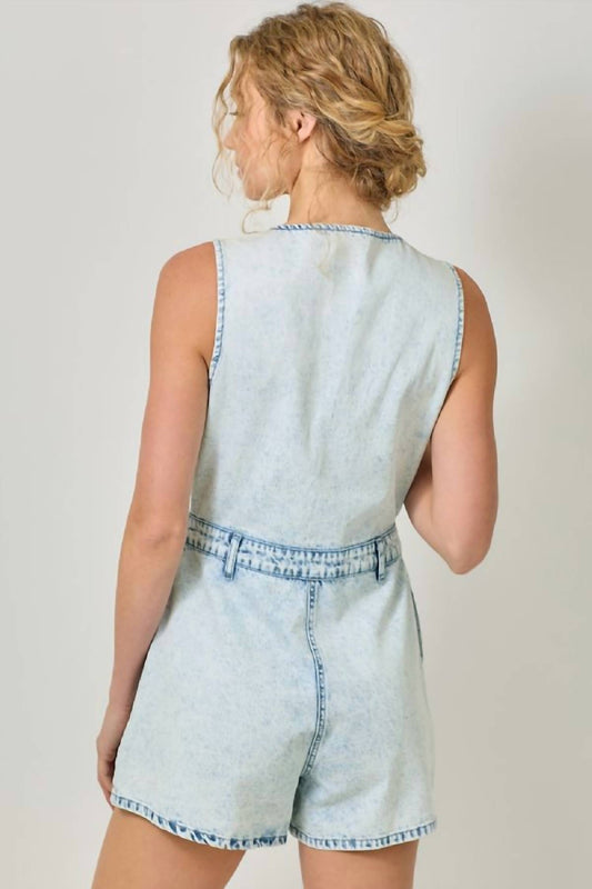 Mystree - Dawn Denim Romper