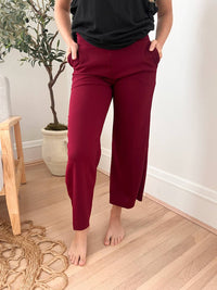 Heimish Usa - Lucy Wide Leg Stretchy Crop Pants