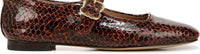 Sam Edelman - Women's Michaela Mary Jane Ankle Strap Square Toe Dress Flats