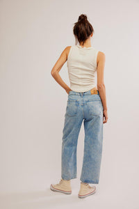 Free People - Deep Trance Dropped Boyfriend Jeans