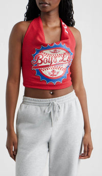 Boys Lie - Sporting Blues Halter Top