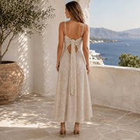 Mystery Resort - Paloma Tie-back Midi Dress