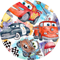 Charlies Project - Boy's Cars Go Vroom Three Layer Non Quilted Bamboo Blanket
