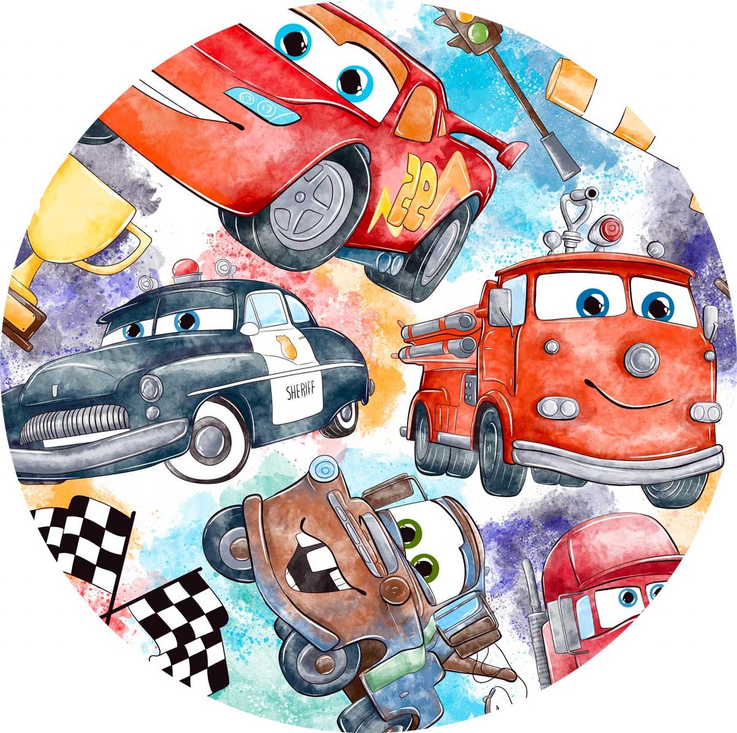 Charlies Project - Boy's Cars Go Vroom Three Layer Non Quilted Bamboo Blanket