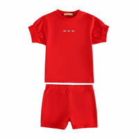 Retrokid - Girls Hollis Logo Tee Set