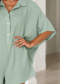 Thomas & Co - Half Button Loose Romper