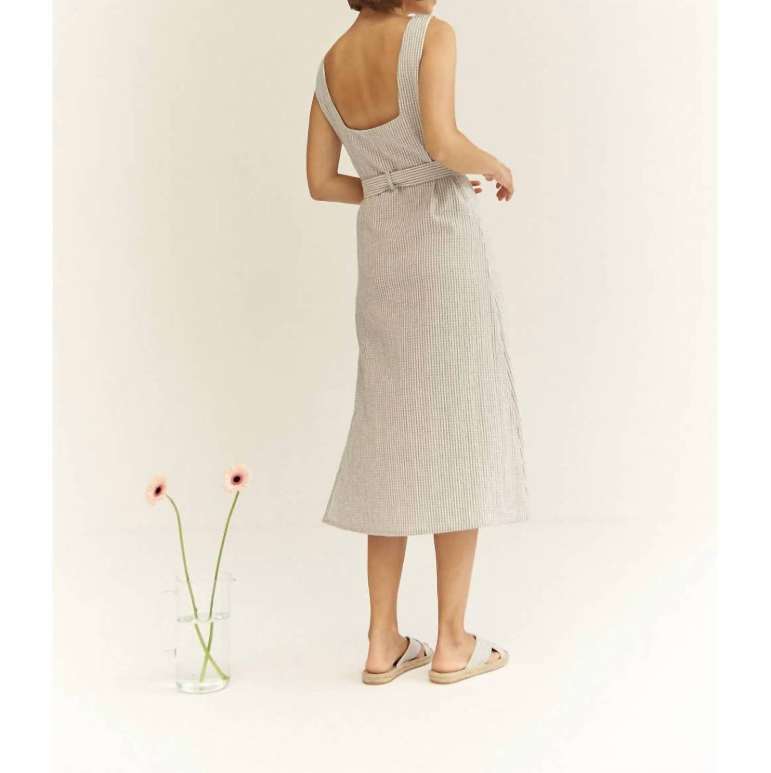 Mus & Bombon - Jolo Midi Square Neck Sundress