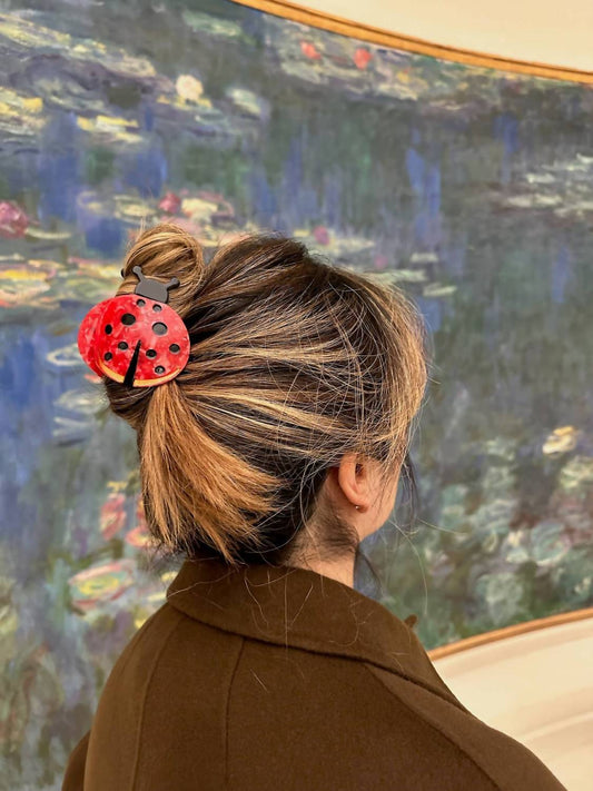 Solar Eclipse - Women's Ladybug Claw Clip