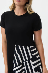 Joseph Ribkoff - Soren Silky Knit Woven Midi Dress