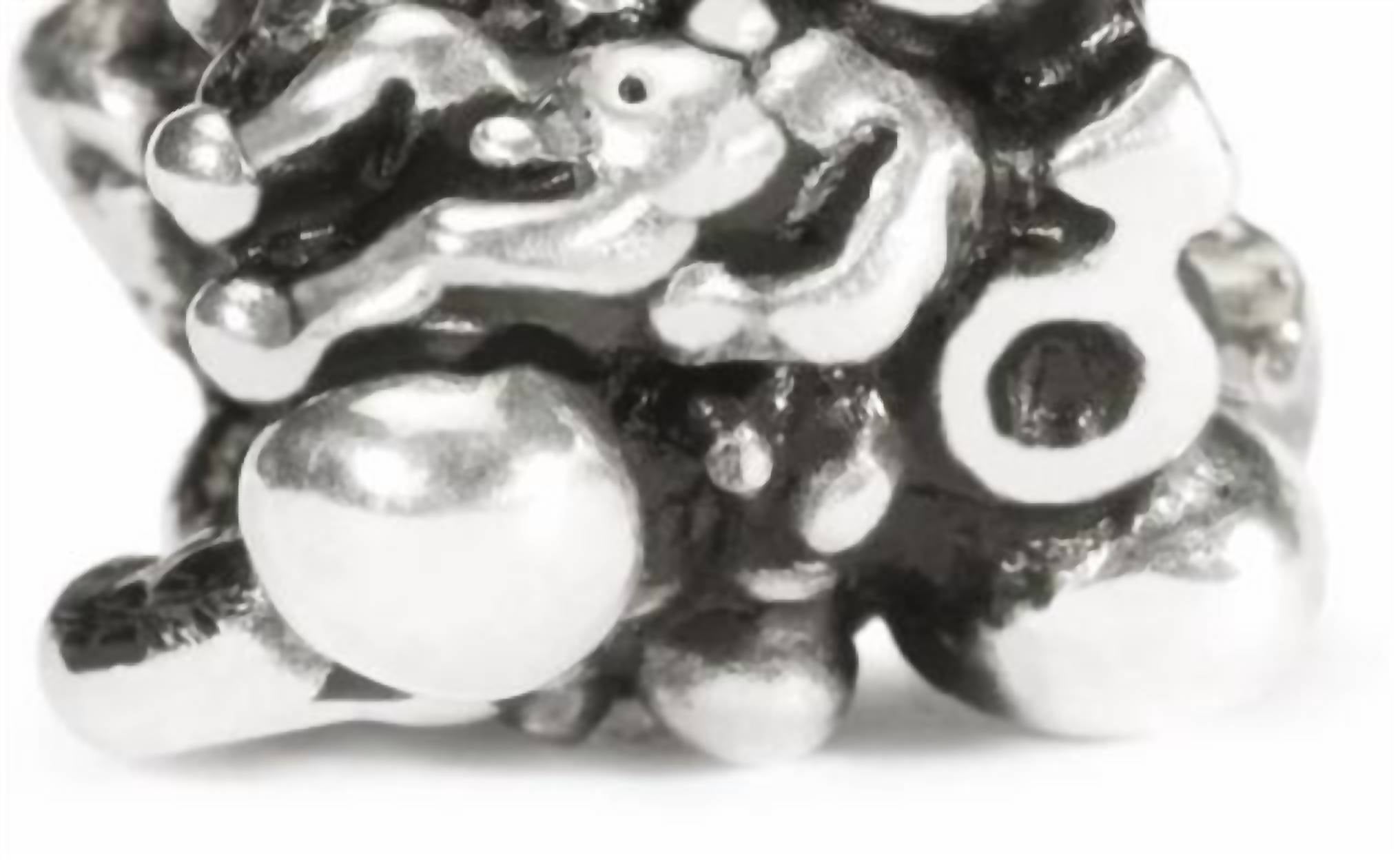 Trollbeads Women's Transition Man Bead Charm in silver - women's accessory