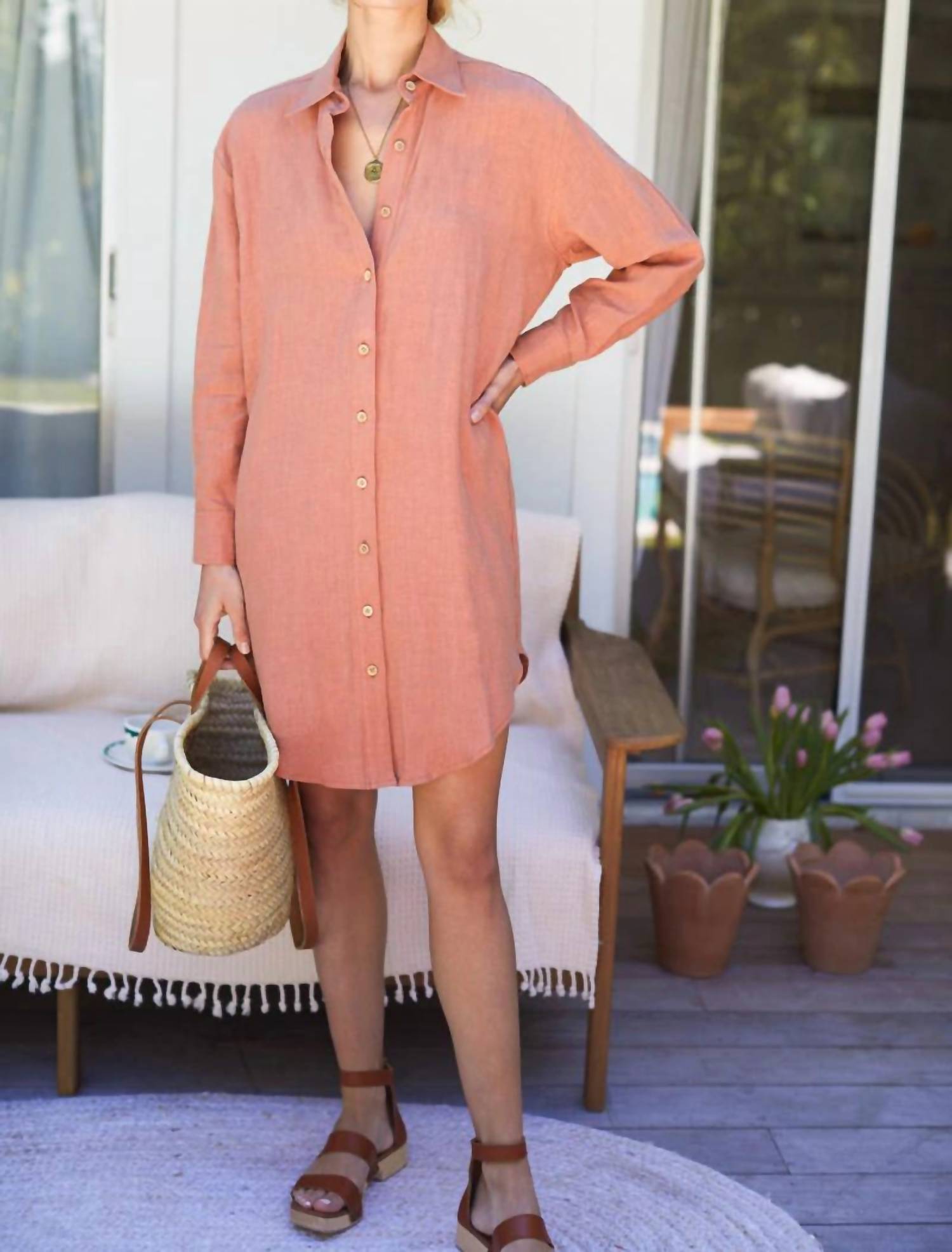 Emerson Fry - Long Sleeve Shirt Dress