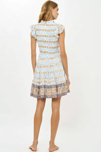 Oliphant - Smocked Flirty Short Dress