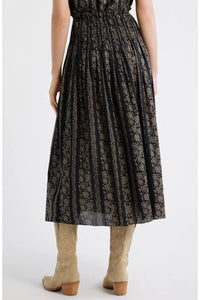 The Great. - Canary Print Midi Skirt