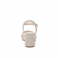 De Blossom Collection - Women's Strappy Low Platform Heels