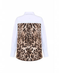 Theo The Label - Echo Print Back Banker Shirt
