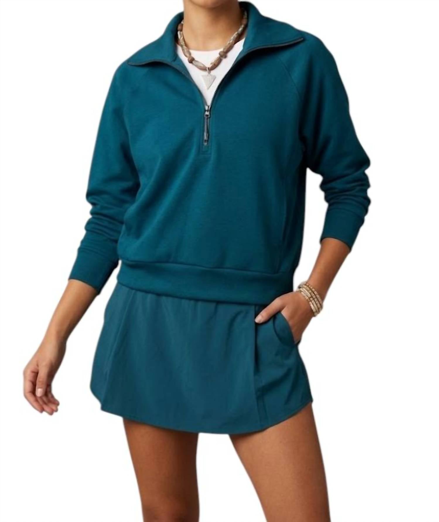 Spanx - Half Zip Sweater Top