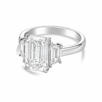 Diana M Jewels - Women's Emerald Lab-Grown Diamond Ring (3.00 Ct) - Signature
