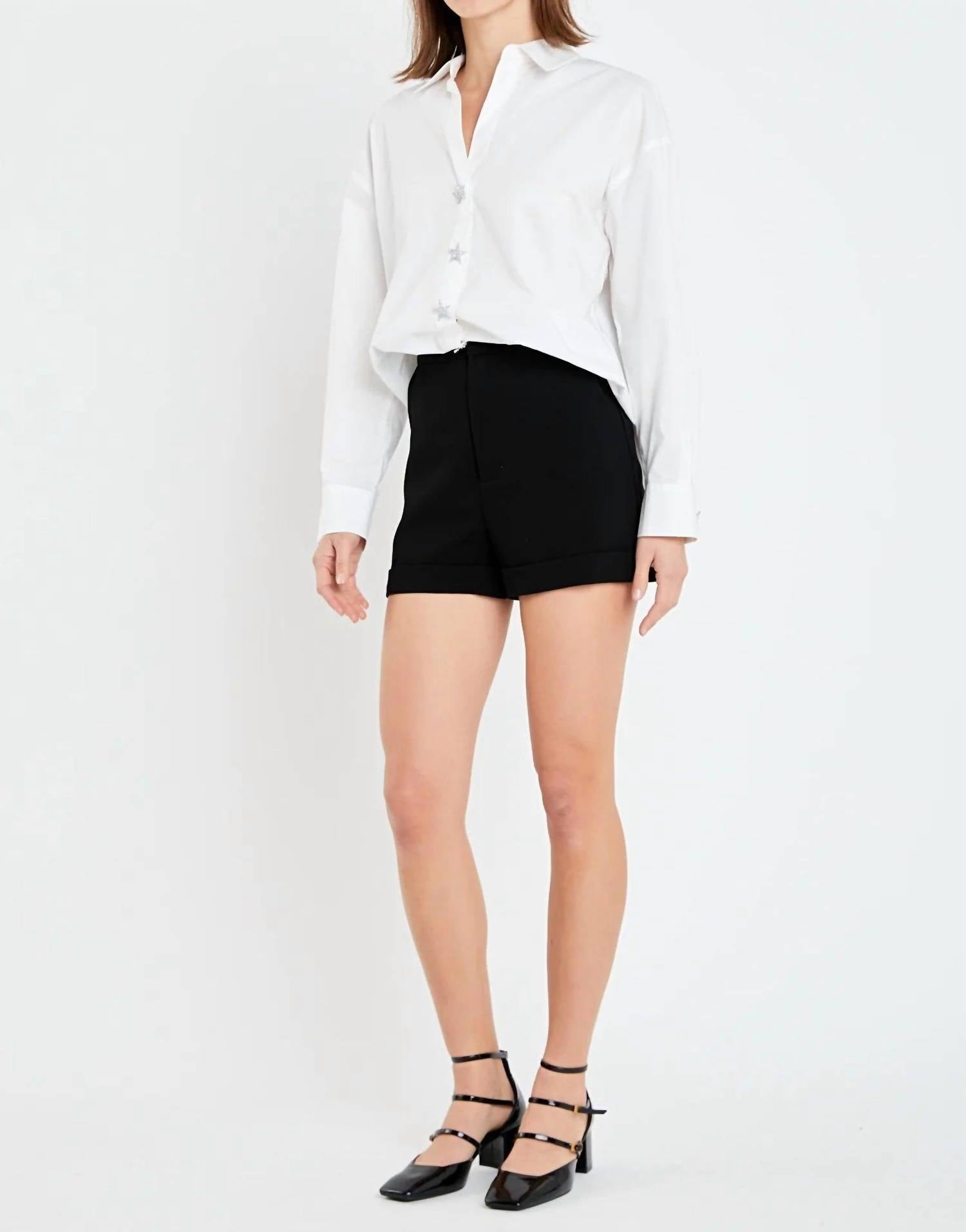2.7 August Apparel - Women's Oversized Collared Shirt