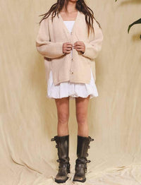 Bucketlist - Oversized On Seam Cardigan